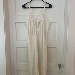 long silk dress